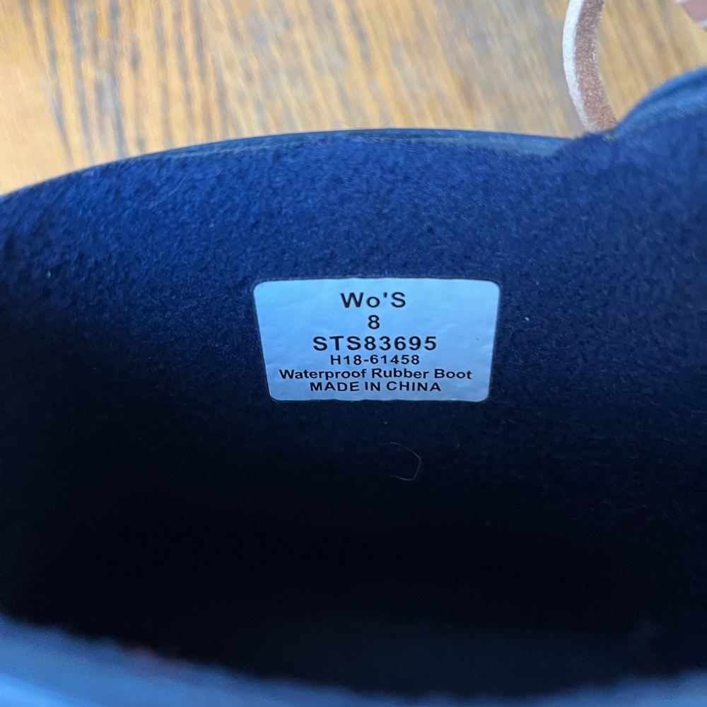 Sperry Navy Walker Turf Rain Boots - Picture 6 of 7